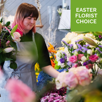 Easter Florist Choice - Let the experts work their magic with a unique Easter treat made with the freshest blooms of the day.