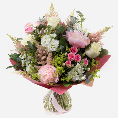 Clouds Above - This exquisite collection of high quality soft shaded blooms make the perfect gift for any occasion. (please note Peonies only included when in season)